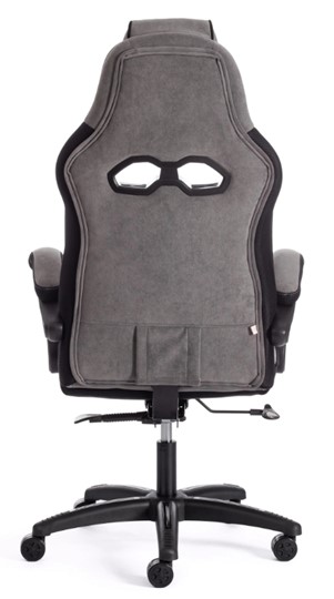 Кресло компьютерное ARENA флок , серый/черный, 29/35 арт.14129 в Петрозаводске - изображение 5