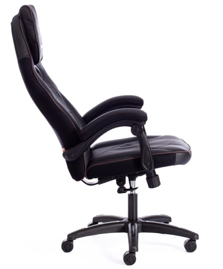 Кресло компьютерное ARENA кож/зам, черный/черный карбон, 36-6/карбон черный арт.13561 в Петрозаводске - изображение 3