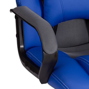 Кресло DRIVER (22) кож/зам/ткань, синий/серый, 36-39/TW-12 арт.21153 в Петрозаводске - предосмотр 11