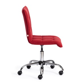 Кресло компьютерное ZERO флок, бордовый, арт.13503 в Петрозаводске - предосмотр 1