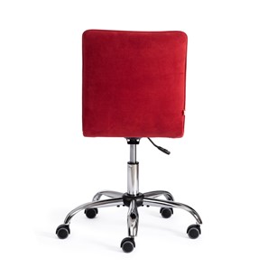 Кресло компьютерное ZERO флок, бордовый, арт.13503 в Петрозаводске - предосмотр 3