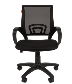Кресло офисное CHAIRMAN 696 black Сетчатый акрил DW62 черный в Петрозаводске - предосмотр 1