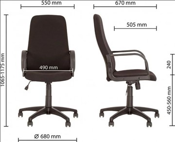 Кресло для офиса DIPLOMAT (PL64) ткань CAGLIARI C11 в Петрозаводске - предосмотр 2