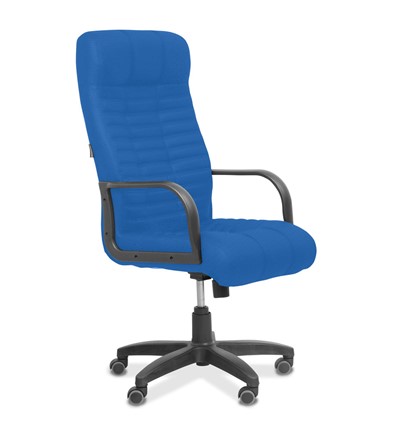 Кресло для руководителя Атлант, ткань TW / синяя в Петрозаводске - изображение