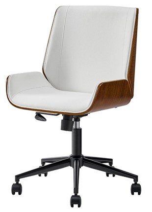 Кресло JY6264X-B белый/орех в Петрозаводске - изображение