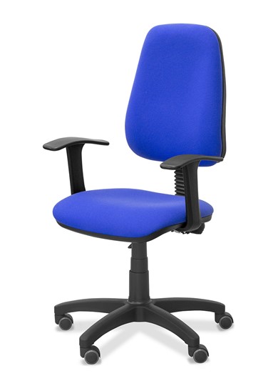 Кресло в офис  Эльза Т, ткань Colori / синяя в Петрозаводске - изображение 4