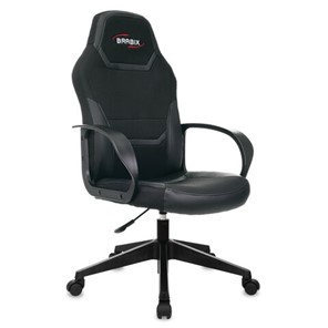 Офисное кресло BRABIX "Alpha GM-018", ткань/экокожа, черное, 532636, GM-018_532636 в Петрозаводске