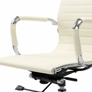 Офисное кресло BRABIX "Energy EX-509", экокожа, хром, бежевое, 531166 в Петрозаводске - предосмотр 4