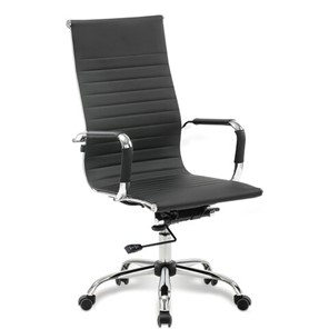 Офисное кресло BRABIX "Energy EX-509", экокожа, хром, черное, 530862 в Петрозаводске - предосмотр