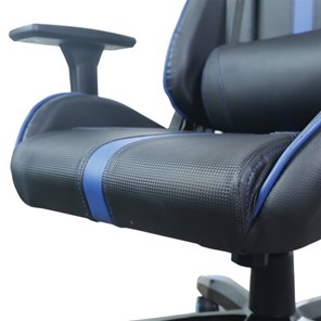 Кресло BRABIX "GT Carbon GM-120", две подушки, экокожа, черное/синее, 531930 в Петрозаводске - предосмотр 11