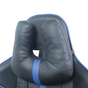 Кресло BRABIX "GT Carbon GM-120", две подушки, экокожа, черное/синее, 531930 в Петрозаводске - предосмотр 8