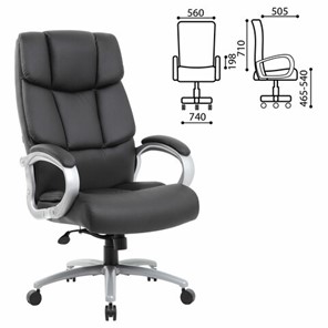 Офисное кресло Brabix Premium Blocks HD-008 (экокожа, черное) 531944 в Петрозаводске - предосмотр 12