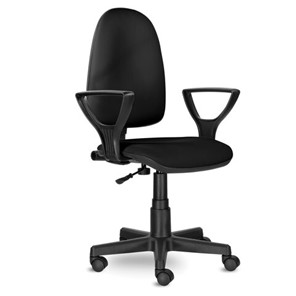Офисное кресло Brabix Prestige Ergo MG-311 (регулируемая эргономичная спинка, кожзам, черное) 531877 в Петрозаводске - предосмотр