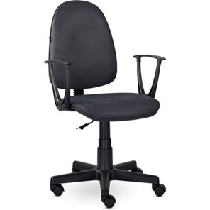 Кресло офисное Brabix Prestige Start MG-312 (эргономичная спинка, ткань, серое) 531923 в Петрозаводске - предосмотр