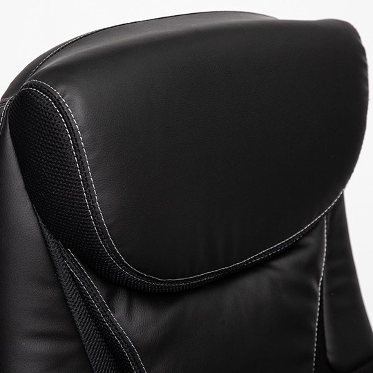 Кресло офисное CAMBRIDGE кож/зам/ткань, черный/черный , 36-6/11 арт.12756 в Петрозаводске - изображение 10