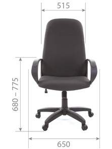 Офисное кресло CHAIRMAN 279 JP15-2, цвет черный в Петрозаводске - предосмотр 4