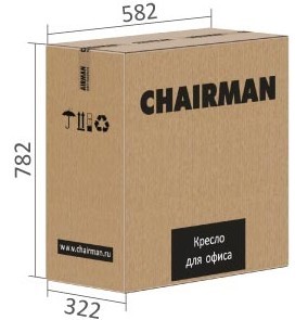Кресло офисное CHAIRMAN 289, ткань, цвет серый в Петрозаводске - предосмотр 5