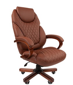 Компьютерное кресло CHAIRMAN 406, коричневый в Петрозаводске - предосмотр