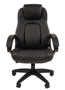 Офисное кресло CHAIRMAN 432, экокожа, цвет черный в Петрозаводске - предосмотр 4