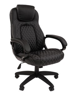 Офисное кресло CHAIRMAN 432, экокожа, цвет черный в Петрозаводске - предосмотр 3