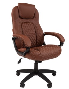 Компьютерное кресло CHAIRMAN 432, экокожа, цвет коричневый в Петрозаводске - предосмотр 1
