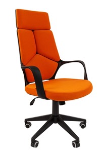 Кресло компьютерное CHAIRMAN 525, оранжевое в Петрозаводске