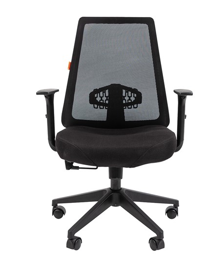 Кресло компьютерное CHAIRMAN 535 LT Сетчатый акрил черный / Полиэстер черный в Петрозаводске - изображение 1