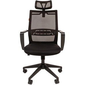 Офисное кресло CHAIRMAN 545 сетка/ткань черный в Петрозаводске - предосмотр 1
