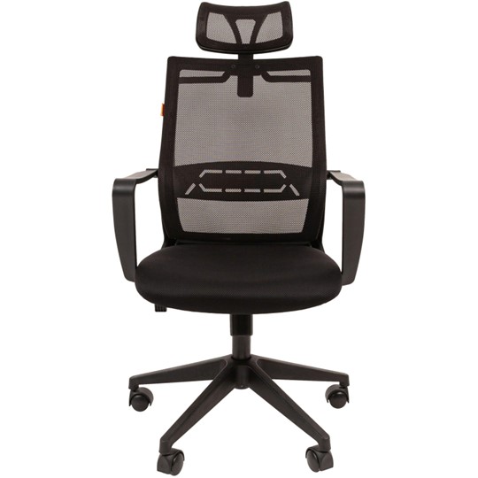 Офисное кресло CHAIRMAN 545 сетка/ткань черный в Петрозаводске - изображение 1