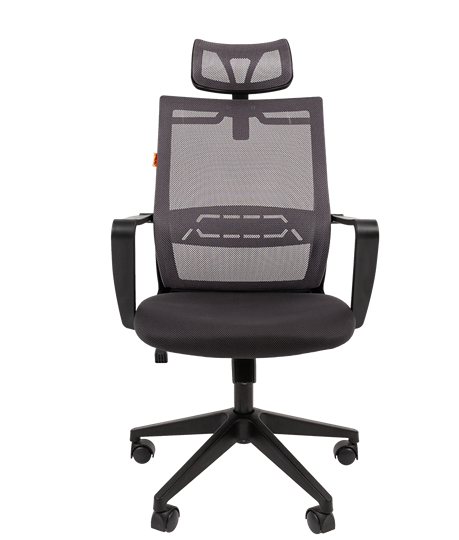 Кресло CHAIRMAN 545 сетка/ткань серый в Петрозаводске - изображение 3
