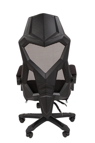 Офисное кресло CHAIRMAN 571 с подставкой для ног , Сетчатый акрил черный / Полиэстер черный в Петрозаводске - изображение 4