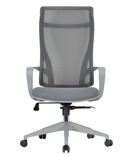 Кресло офисное CHAIRMAN 577, сетчатый акрил серый / полиэстер серый в Петрозаводске - изображение 2