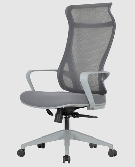 Кресло офисное CHAIRMAN 577, сетчатый акрил серый / полиэстер серый в Петрозаводске - изображение 3