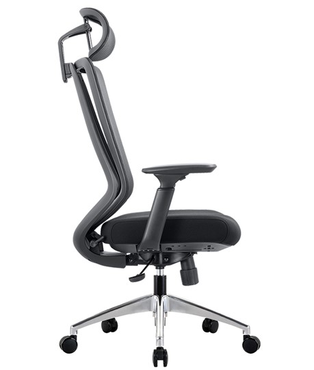 Офисное кресло CHAIRMAN 580 Сетчатый акрил серый / Полиэстер черный в Петрозаводске - изображение 4