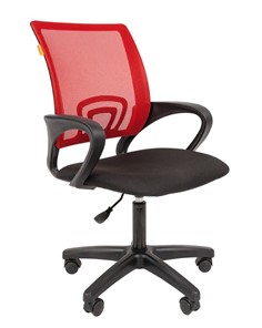 Офисное кресло CHAIRMAN 696 black LT, красное в Петрозаводске - предосмотр
