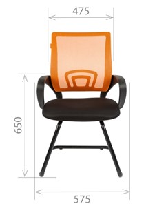 Офисное кресло CHAIRMAN 696V, цвет красный в Петрозаводске - предосмотр 1