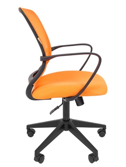 Компьютерное кресло CHAIRMAN 698 black TW, ткань, цвет оранжевый в Петрозаводске - изображение 2