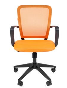 Компьютерное кресло CHAIRMAN 698 black TW, ткань, цвет оранжевый в Петрозаводске - предосмотр 1