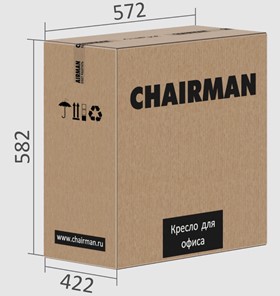 Кресло офисное CHAIRMAN 699V, цвет черный в Петрозаводске - предосмотр 3