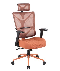 Кресло компьютерное CHAIRMAN CH566 сетчатый акрил оранжевый / полиэстер оранжевый в Петрозаводске - предосмотр