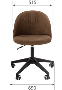 Офисное кресло CHAIRMAN HOME 119, коричневое в Петрозаводске - предосмотр 3