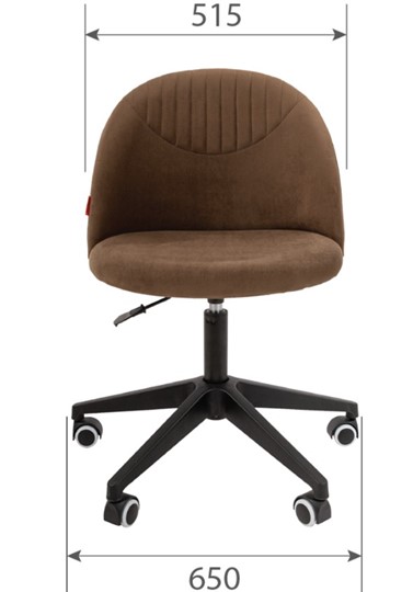Офисное кресло CHAIRMAN HOME 119, коричневое в Петрозаводске - изображение 3