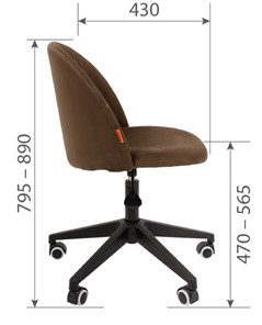 Офисное кресло CHAIRMAN HOME 119, коричневое в Петрозаводске - предосмотр 4