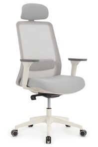 Кресло Design WORK W-218C, Светло-серый пластик/Светло-серая сетка в Петрозаводске