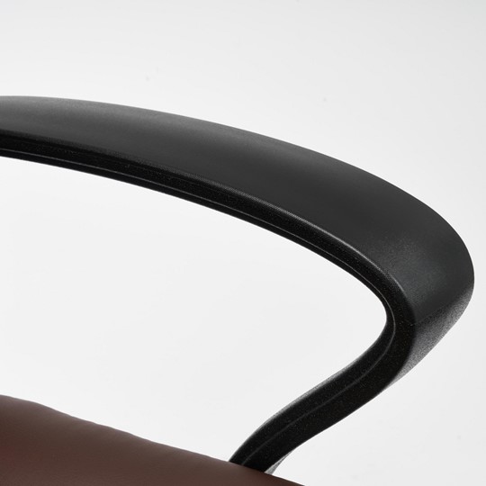 Компьютерное кресло INTER кож/зам/флок/ткань, коричневый, 36-36/6/TW-24 арт.15028 в Петрозаводске - изображение 9