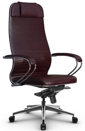 Офисное кресло Metta L 1m 38K2/K мультиблок, нижняя часть 17839 бордовый в Петрозаводске - изображение