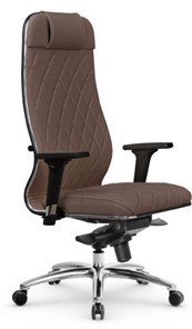 Офисное кресло Мetta L 1m 40M/2D Infinity Easy Clean (MPES) мультиблок, нижняя часть 17838 коричневый в Петрозаводске - предосмотр
