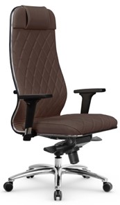 Офисное кресло Мetta L 1m 40M/2D Infinity Easy Clean (MPES) мультиблок, нижняя часть 17838 темно-коричневый в Петрозаводске - предосмотр
