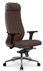 Офисное кресло Мetta L 1m 40M/2D Infinity Easy Clean (MPES) мультиблок, нижняя часть 17839 темно-коричневый в Петрозаводске - предосмотр