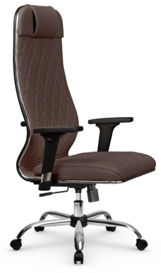 Офисное кресло Мetta L 1m 40M/2D Infinity Easy Clean (MPES) топган, нижняя часть 17833 темно-коричневый в Петрозаводске - изображение 1